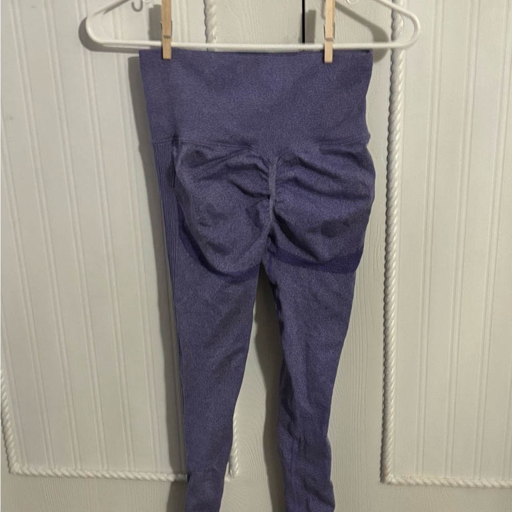 Butt Lifting Purple Gym Leggings - Workout Pants